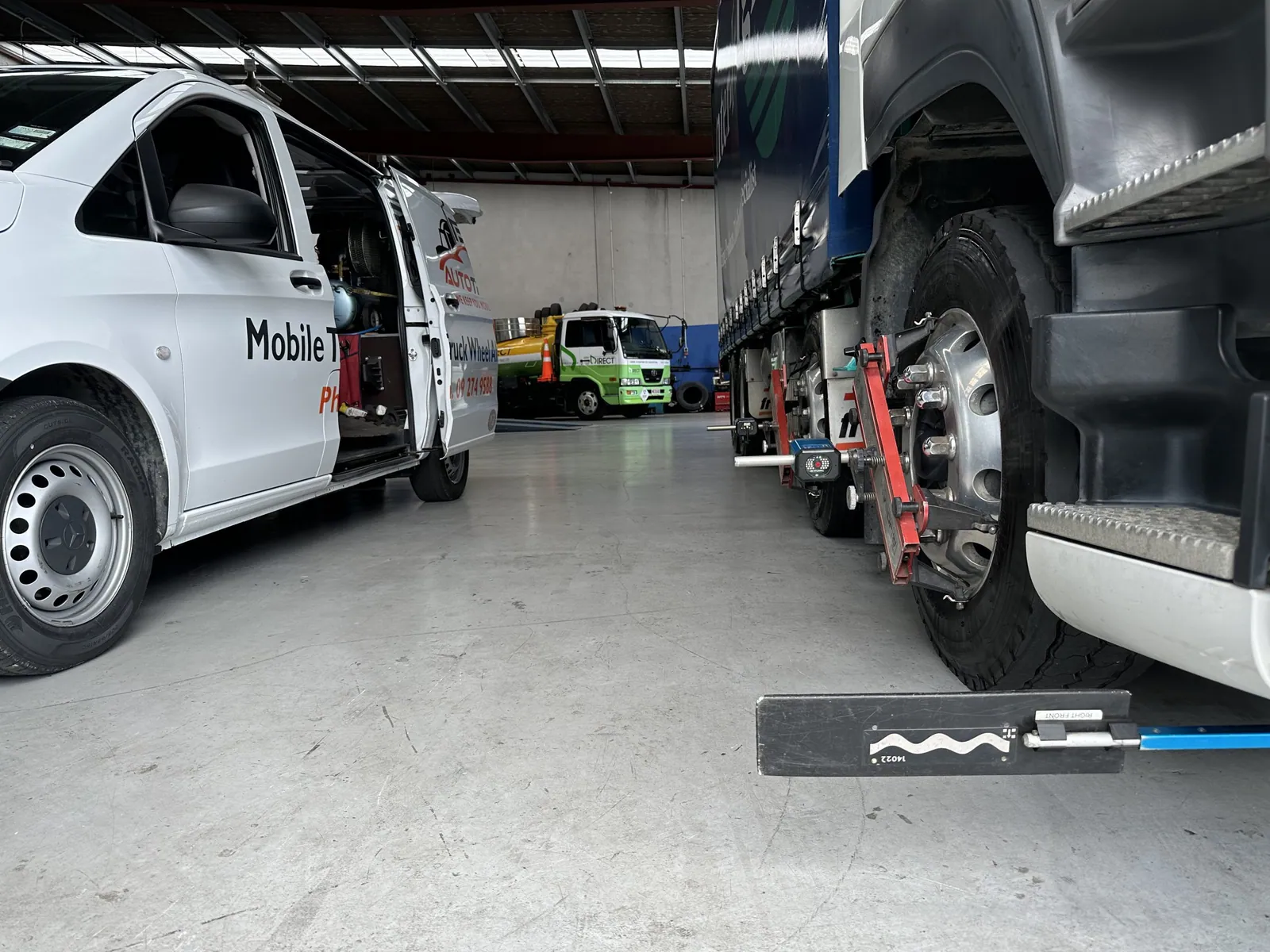 Braking Systems at the AutoTreads workshop in East Tamaki